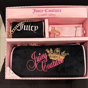 JUICY COUTURE 3pc Set in the Hot Pink Juicy Crest Gift Box - NWT